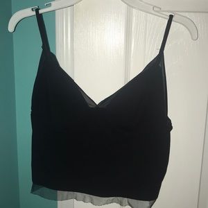 Urban Outfitters black cropped tank!